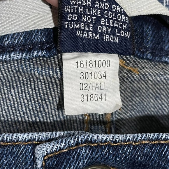 Vintage Y2K GAP Flare Leg Jeans Mid/Low Rise 2% Spandex Medium Blue | Size 4 - Picture 10 of 10